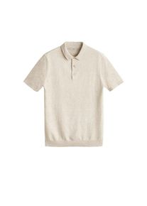 Mango Man, Herren Poloshirt, Beige