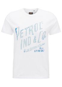 PETROL INDUSTRIES, Herren T-Shirt, Blau / Hellblau / Weiß