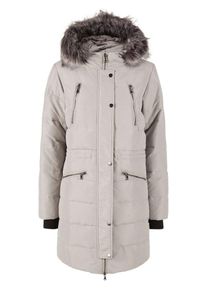 Y.A.S, Damen Warme Winterjacke, Hellgrau