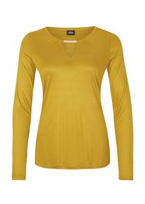 s.Oliver BLACK LABEL, Damen Langarmshirt, Zitronengelb