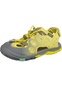 Jack Wolfskin, Mädchen Outdoorsandalen 'TITICACA', Gelb / Grau