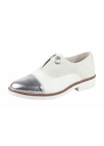 Heine, Damen Slipper, Weiß