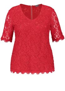 SAMOON, Damen Shirt, Hellrot