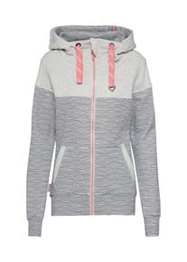 alife and kickin, Damen Sweatjacke 'PALINA', Creme / Schwarz