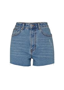 EDITED, Damen Shorts 'Thoe', Blau / Silber