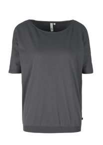 Q/S Designed By, Damen T-Shirt, Dunkelgrau