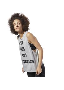 Reebok, Damen Tanktop, Graumeliert / Schwarzmeliert