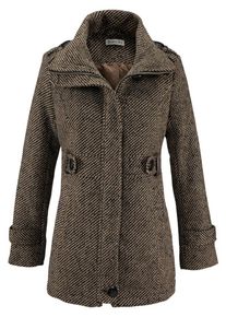 Boysen's BOYSEN'S, Damen Kurzmantel, Braun / Schwarz