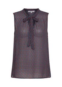 ABOUT YOU, Damen Bluse 'Naima', Dunkelblau / Dunkelorange