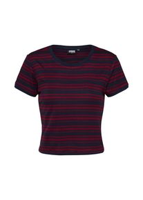 Urban Classics, Damen T-Shirt, Navy / Kirschrot