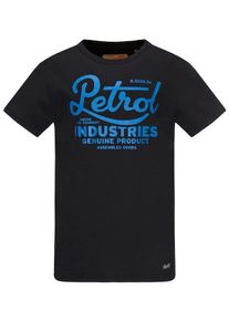 PETROL INDUSTRIES, T-Shirt, Blau / Schwarz