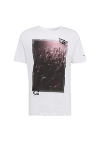 Pepe Jeans, Herren T-Shirt 'MYERS', Schwarz / Weiß
