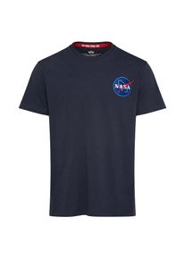 Alpha Industries, Herren T-Shirt 'Space Shuttle T', Dunkelblau