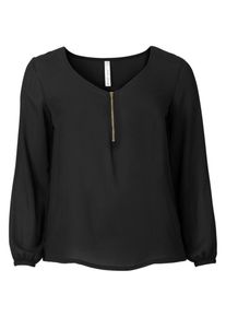 sheego Trend, Damen Tunika, Schwarz