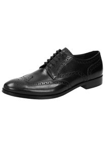 Sioux, Herren Schn&uuml;rschuh 'Nandor', Schwarz