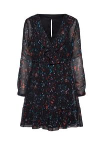 Only, Damen Kleid 'onlZIVA L/S DRESS WVN', Mischfarben / Schwarz