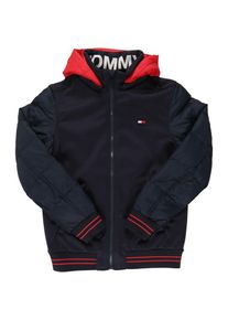 Tommy Hilfiger, Winterjacke mit abnehmbarer Kapuze, Dunkelblau
