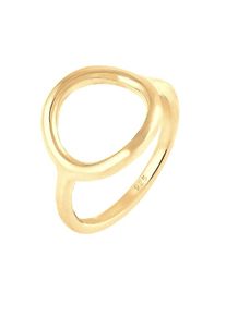 Elli, Damen Ring 'Kreis', Gold