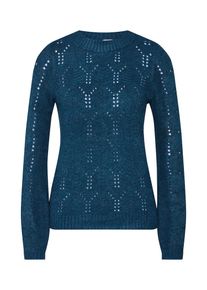 GAP, Damen Pullover 'POINTELLE CREW PO', Petrol