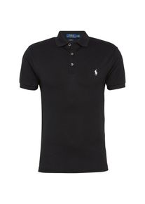 Polo Ralph Lauren, Herren Poloshirt 'SSKCSLM1-SHORT SLEEVE-KNIT', Schwarz