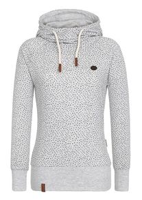 Naketano, Damen Pullover 'Gartenmöbelgangster II', Grau / Schwarz