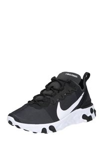 Nike Sportswear, Damen Sneaker 'React Elet 55', Schwarz / Weiß