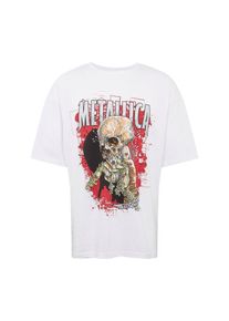 Jack & Jones JACK & JONES, Herren Shirt 'METALLICA', Mischfarben / Weiß