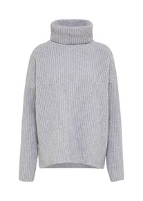 EDITED, Damen Cashmere Jumper 'Allegra', Grau / Graumeliert