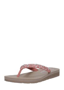 Skechers, Damen Zehentrenner 'MEDITATION - DAISY DELIGHT', Beige / Rosa