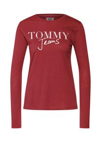 Tommy Jeans, Damen Langarmshirt, Rot
