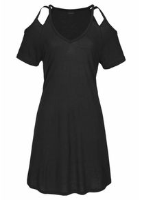 Lascana, Damen Longkleid, Schwarz