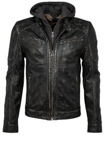 Gipsy, Herren Lederjacke 'MAX 3 NSLAV', Beige / Braun