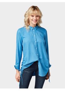 Tom Tailor Denim, Damen Bluse, Himmelblau