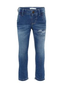 name it, Sweatdenim Slim Fit Jeans, Blue Denim