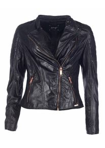 Maze, Damen Lederjacke 'Manduria', Schwarz