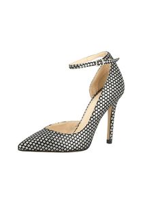 Evita, Damen Pumps 'ALINA', Schwarz / Silber