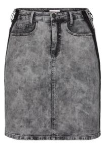 sheego Denim, Damen Jeansrock, Grey Denim