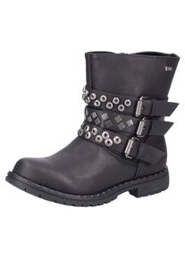 Tom Tailor, Mädchen Winterstiefel, Schwarz / Silber