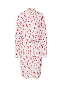 MOSS COPENHAGEN, Damen Kleid 'Mosa Genni', Rot / Weiß