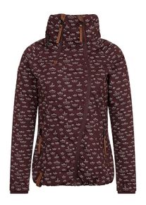 Naketano, Damen Jacke 'Ej Du Geile Schnalle', Burgunder