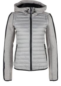 Q/S Designed By, Damen Jacke, Grau / Schwarz