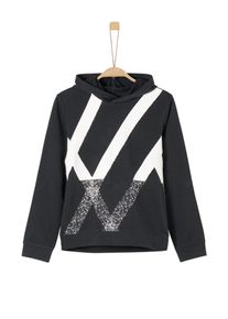 s.Oliver Junior, Hoodie, Schwarz / Weiß