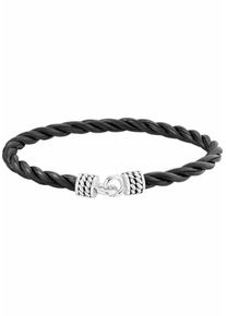 CAI Ca&iuml;, Herren Armband 'nautic traveller', Schwarz / Silber
