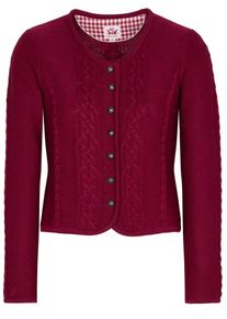 Spieth & Wensky SPIETH & WENSKY, Damen Strickjacke 'Bonn', Blutrot