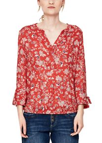 s.Oliver RED LABEL, Damen Bluse, Mischfarben / Rot