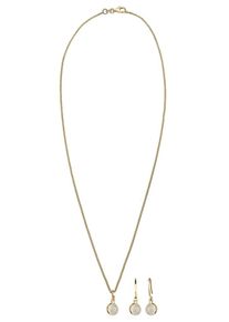 Elli, Damen Schmuckset, Gold / Perlweiß
