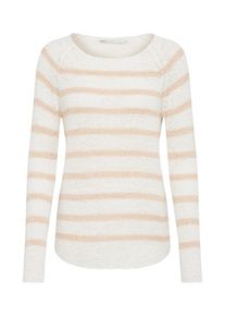Only, Damen Pullover, Rosa / Wei&szlig;