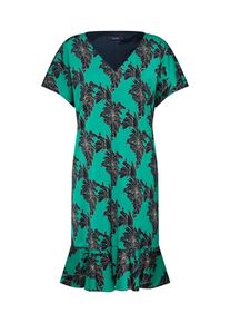 Laurèl LAUREL, Damen Kleid '12010', Jade / Schwarz