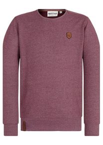 Naketano, Herren Sweatshirt 'La Posta di Falcone', Beere
