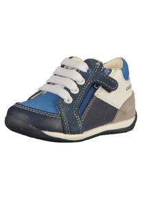 Geox, Sneaker, Blau / Dunkelblau / Greige / Naturweiß